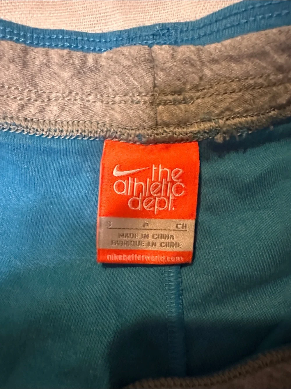 Nike Women's Blue Athletic Drawstring Shorts